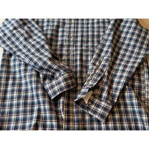 Pendleton 100% Pure Virgin Wool Plaid Button-Up Shirt
